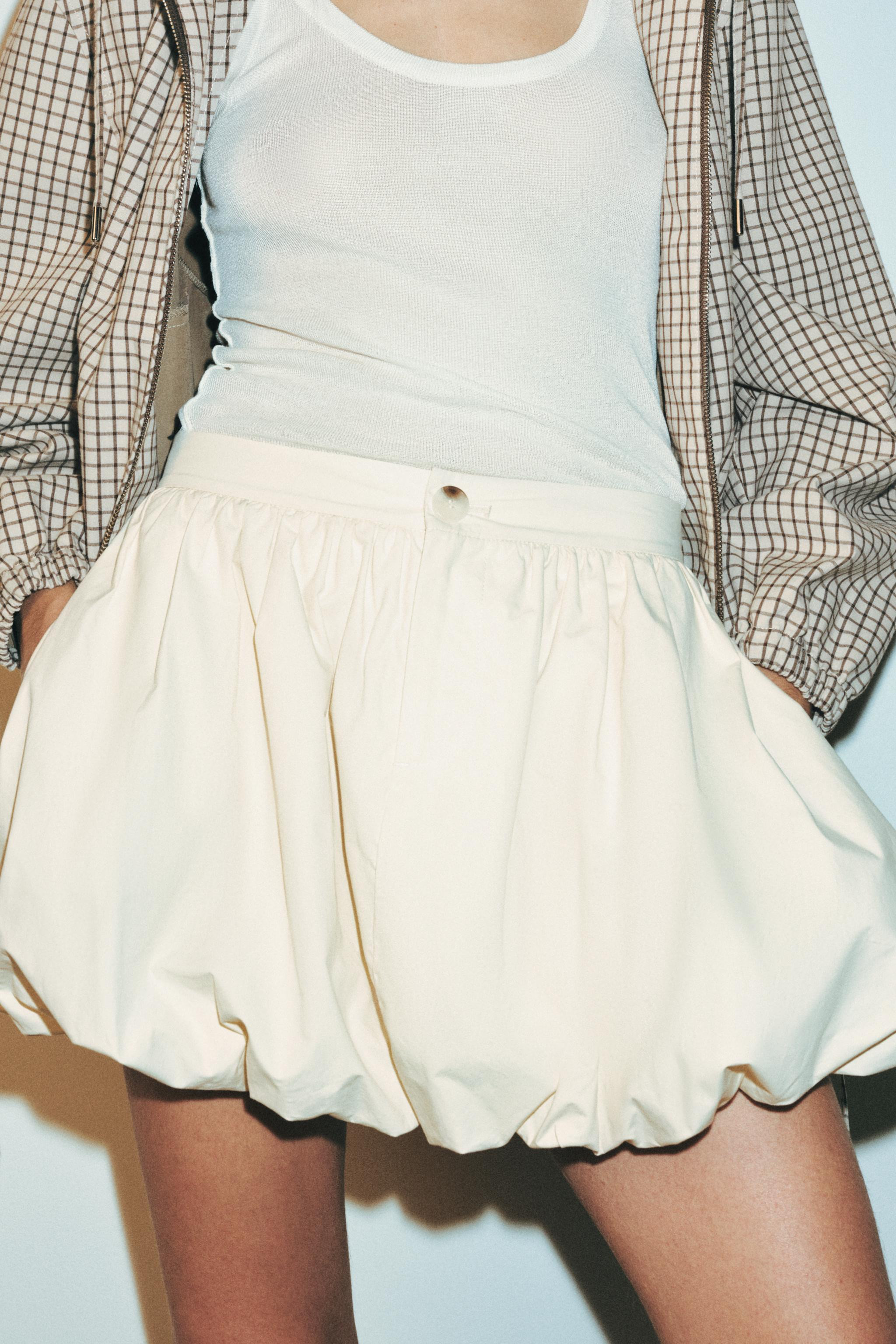 BALLOON MINI SKIRT SET | Zara US