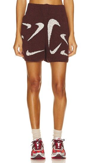 Printed Knit Shorts in Earth & Orewood Brown | Revolve Clothing (Global)