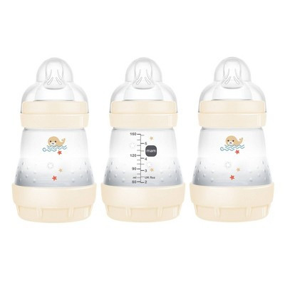 MAM Easy Start Anti-Colic Baby Bottle - 0+ Months - 5oz/3pk - Shell | Target