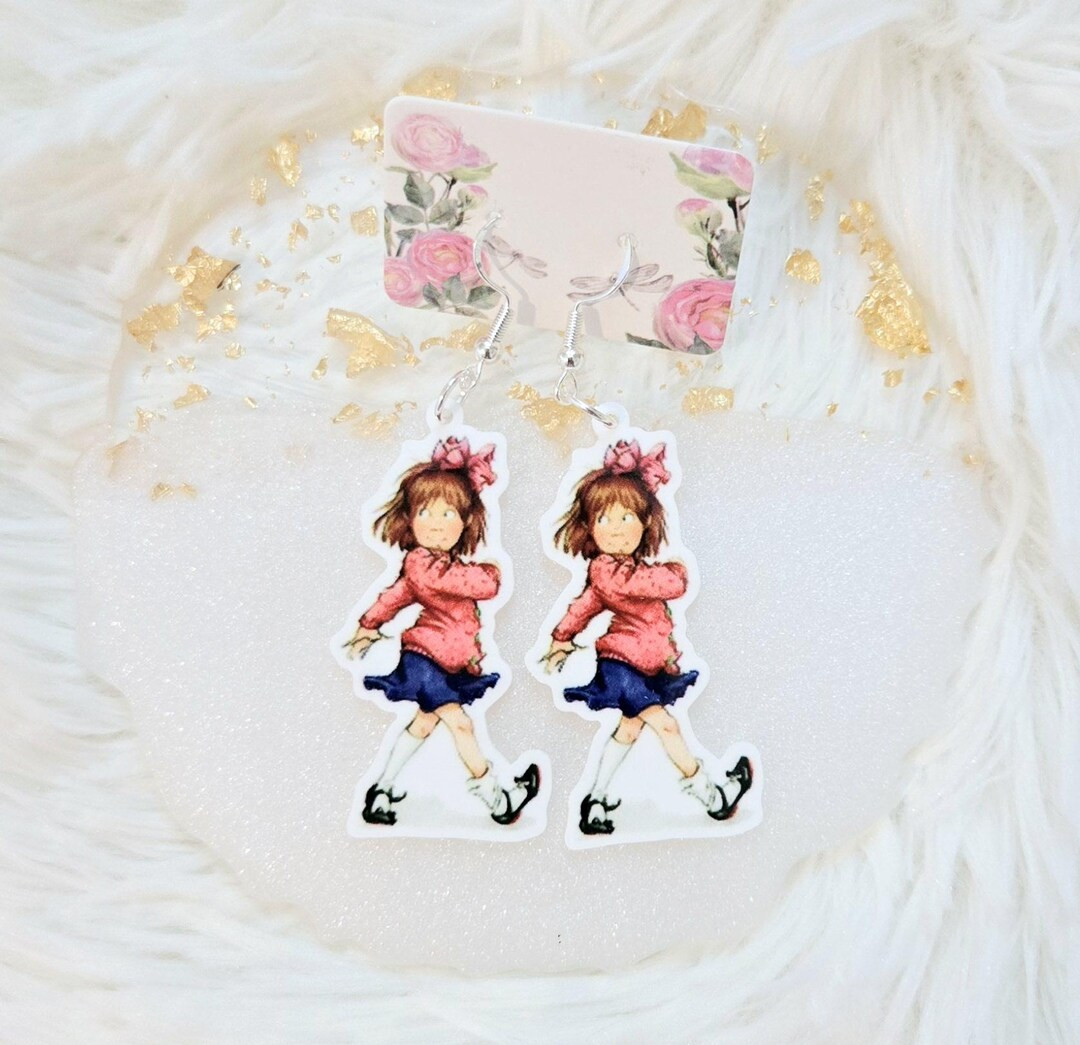 Book Character Earrings, Librarian Earrings, School Earrings, Teacher Earrings, Teacher Appreciat... | Etsy (US)