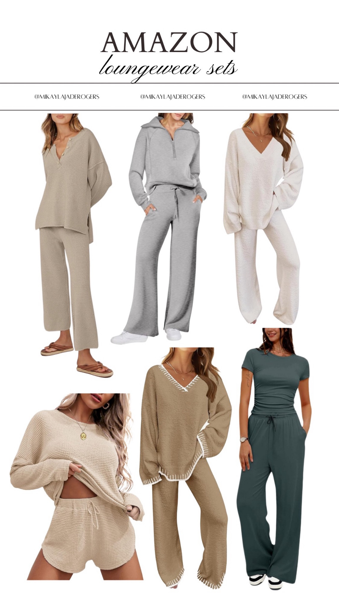 loungewear sets I have my eye on this fall! 👀 so many cute options 

#LTKHome #LTKFallSale #LTKFindsUnder50
