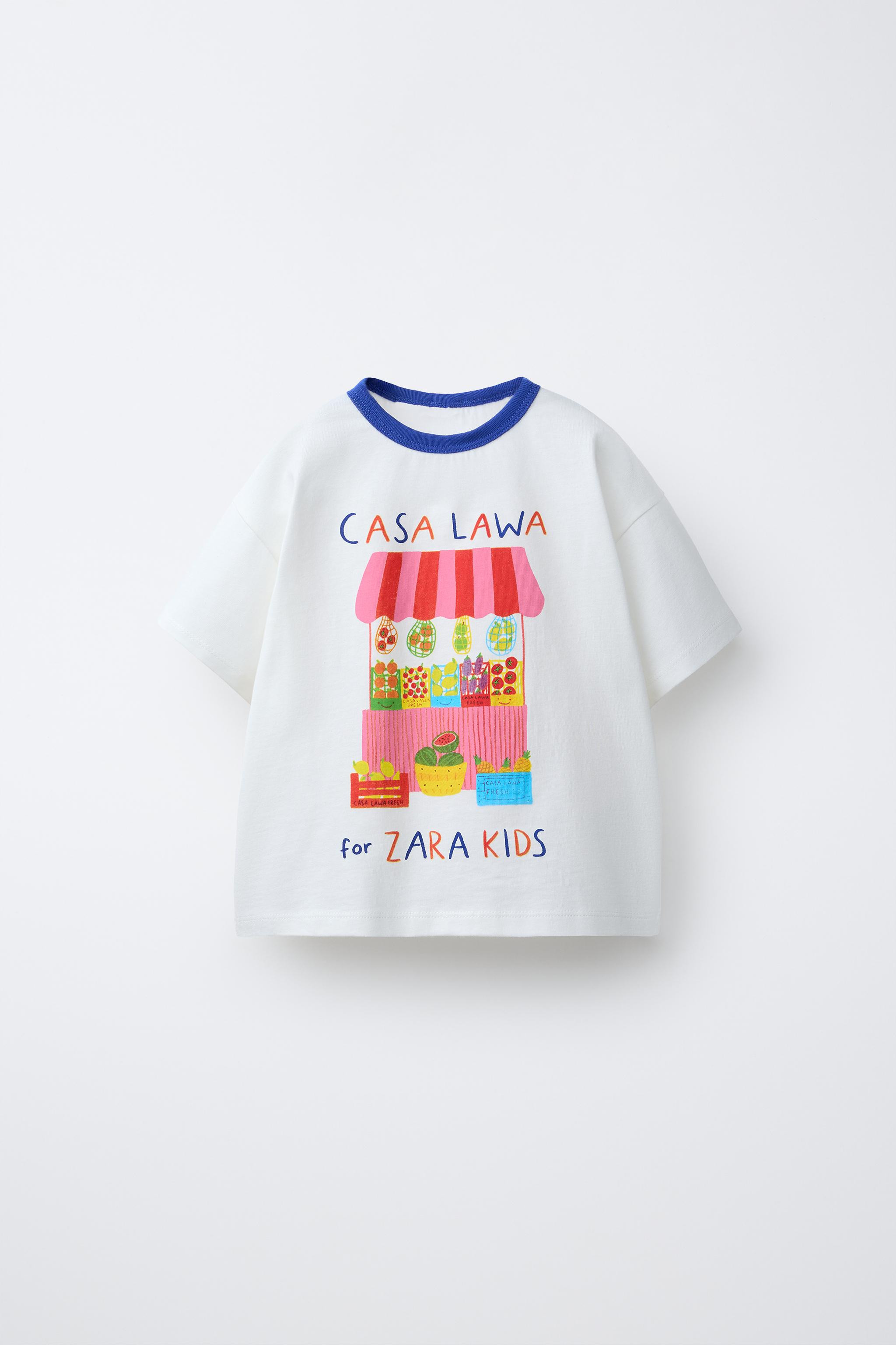 CASA LAWA X ZARA KIDS PRINTED T-SHIRT | Zara US