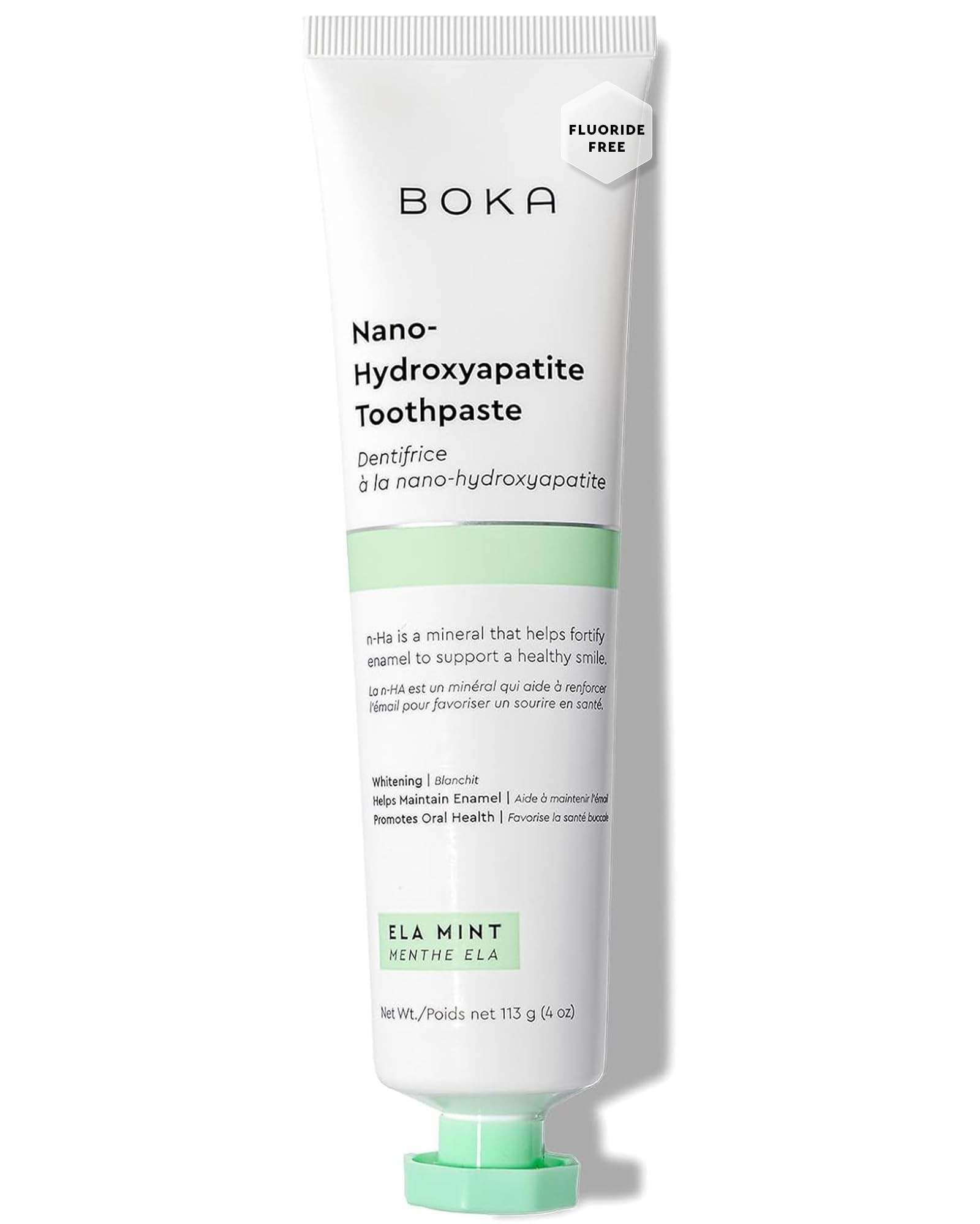Boka Fluoride Free Toothpaste Nano Hydroxyapatite, Helps Remineralize, Appropriate for Sensitive ... | Amazon (US)
