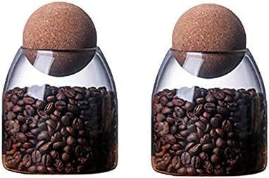 Piscepio Glass Jar with Airtight Seal Wood Lid Ball Jar Food Storage Container Clear Candy Jars F... | Amazon (US)