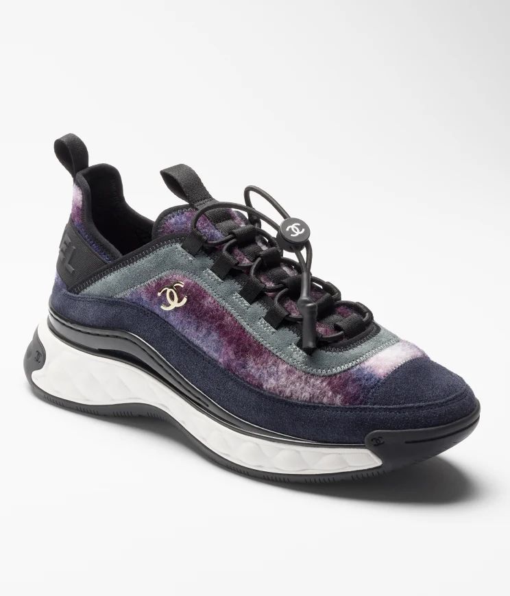 Sneakers - Fabric & suede calfskin — Fashion | CHANEL | Chanel, Inc. (US)