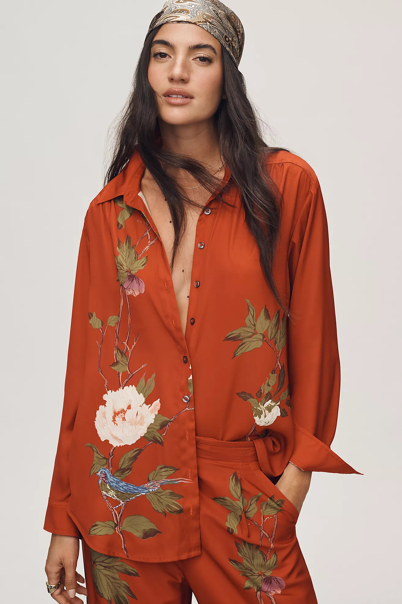 The Brielle Relaxed Buttondown Blouse | Anthropologie (US)