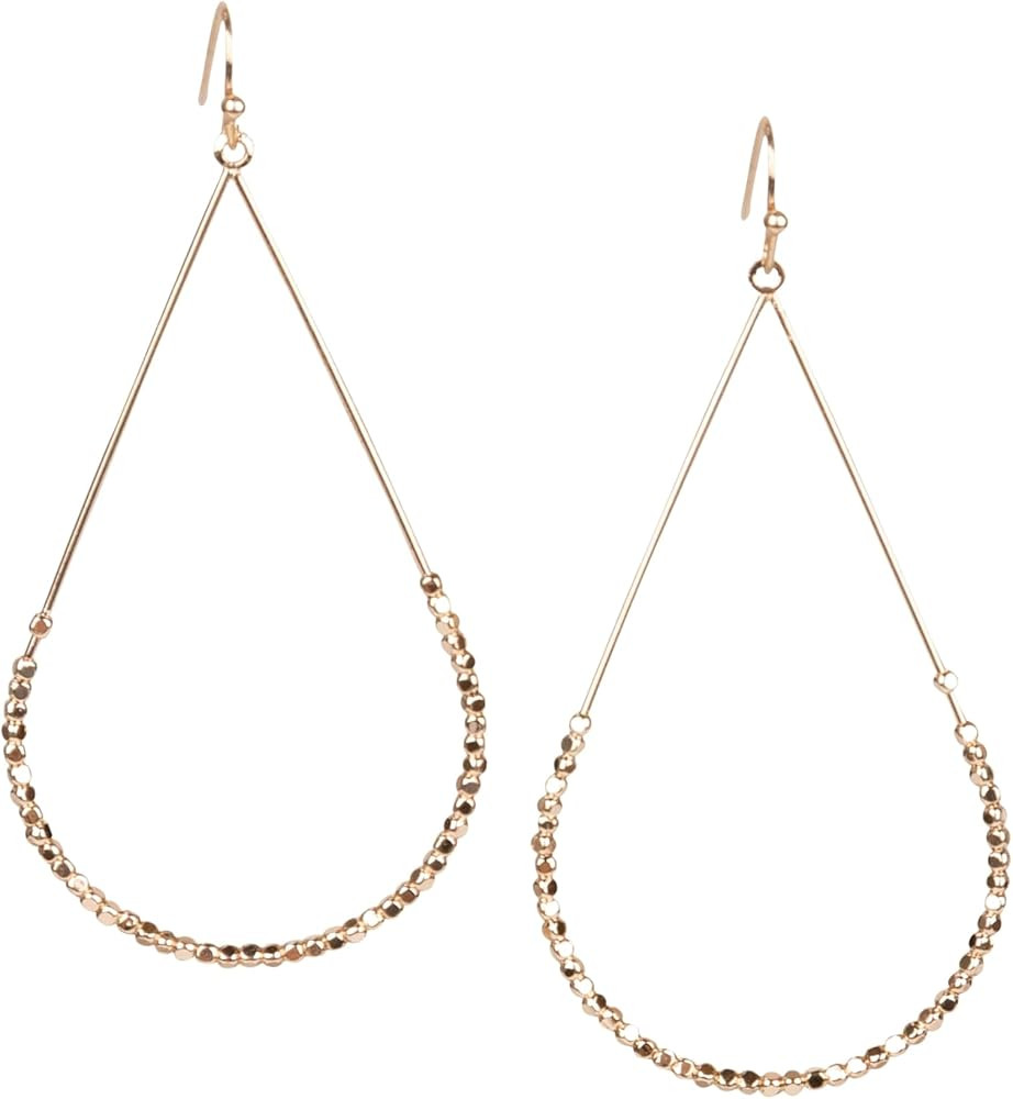Earrings Teardrop hoop dangle drop with Seed Beads for Women | Amazon (US)
