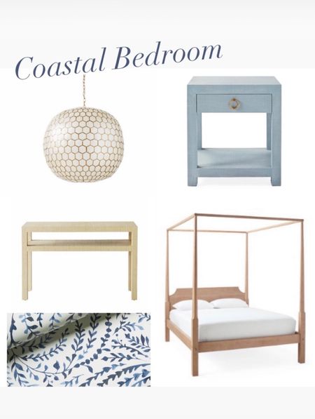 Coastal decor, bedroom decor, canopy bed, nightstand, console table, beach house, home decor

#LTKFind #LTKhome #LTKstyletip