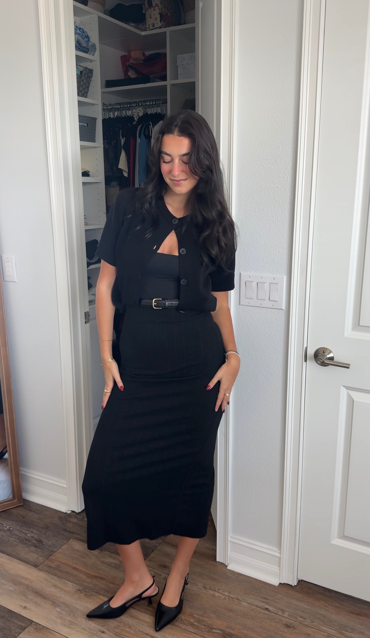 Tops S
Bottom S
Belt M
Shoes 9

#LTKCyberWeek #LTKootd #LTKTall