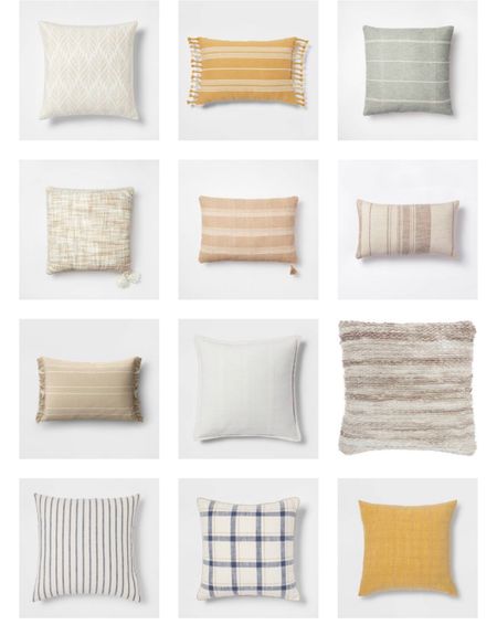 New arrivals at Target have us freshening up our home decor! 
Target throw pillows home decor spring decor 

#LTKstyletip #LTKSeasonal #LTKhome