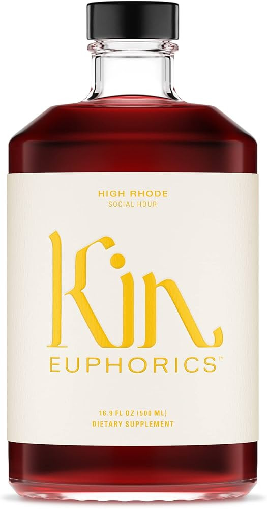 High Rhode by Kin Euphorics, Non Alcoholic Spirits, Adaptogen, Nootropic, Botanical, Tart Citrus,... | Amazon (US)