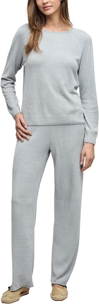 Barefoot Dreams\u00ae CozyChic Ultra Lite\u00ae Jersey Roll Pullover & Wide Leg Pant Set | Amazon (US)