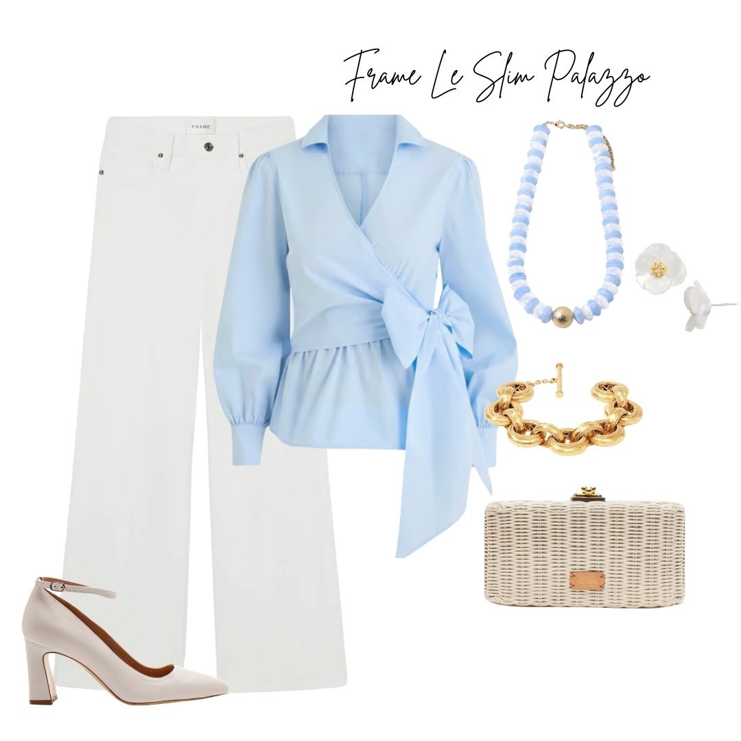 Blue and white combos are everywhere this season! This outfit is perfect for a night out!!💙

#LTKootd #LTKSeasonal #LTKOver40