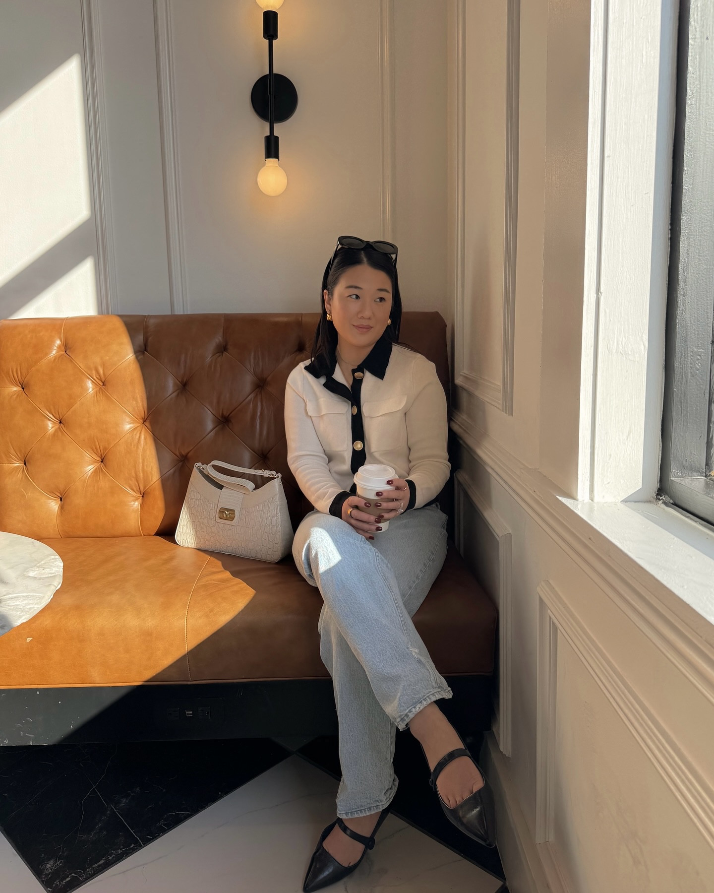 a cute outfit and a cute coffee shop is all you need on a Monday morning 🫶🏼✨☕️🤎🤌🏼
.
.
.
.
.
.
winter fashion. winter outfits. winter outfit ideas. minimal style. parisian style. sezane. cardigan outfits. outfit inspo. coffee shop aesthetic. pinterest outfits. pinterest aesthetics. just girly things. 
#winterfashion #parisianstyle #justgirlythings

#LTKSaleAlert #LTKFindsUnder100 #LTKStyleTip