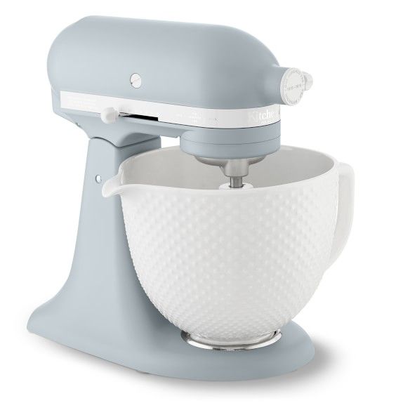 KitchenAid® Limited Edition Heritage Artisan Model K 5-Qt Stand Mixer with Ceramic Hobnail Bowl | Williams-Sonoma