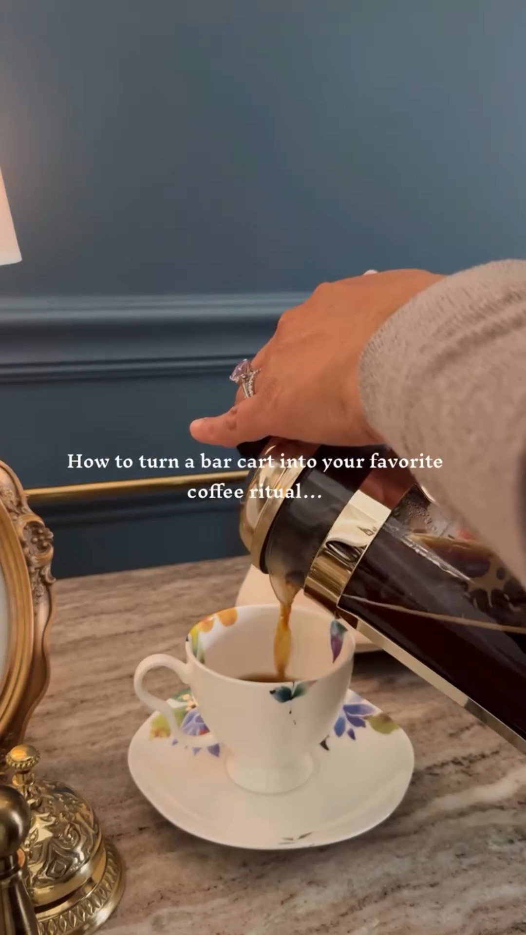 How to turn a bar cart into your favorite coffee ritual…

Step 1: Start with something warm, a lamp or plant.
Step 2: Add your daily essentials, press, cups, flavors.
Step 3: Finish with details that make it feel special. 
Step 4: Step 4: Step back and enjoy your masterpiece.

Save this for your next slow morning… ☕️

#cozyathome #cozyvibes #coffee #howto #barcart