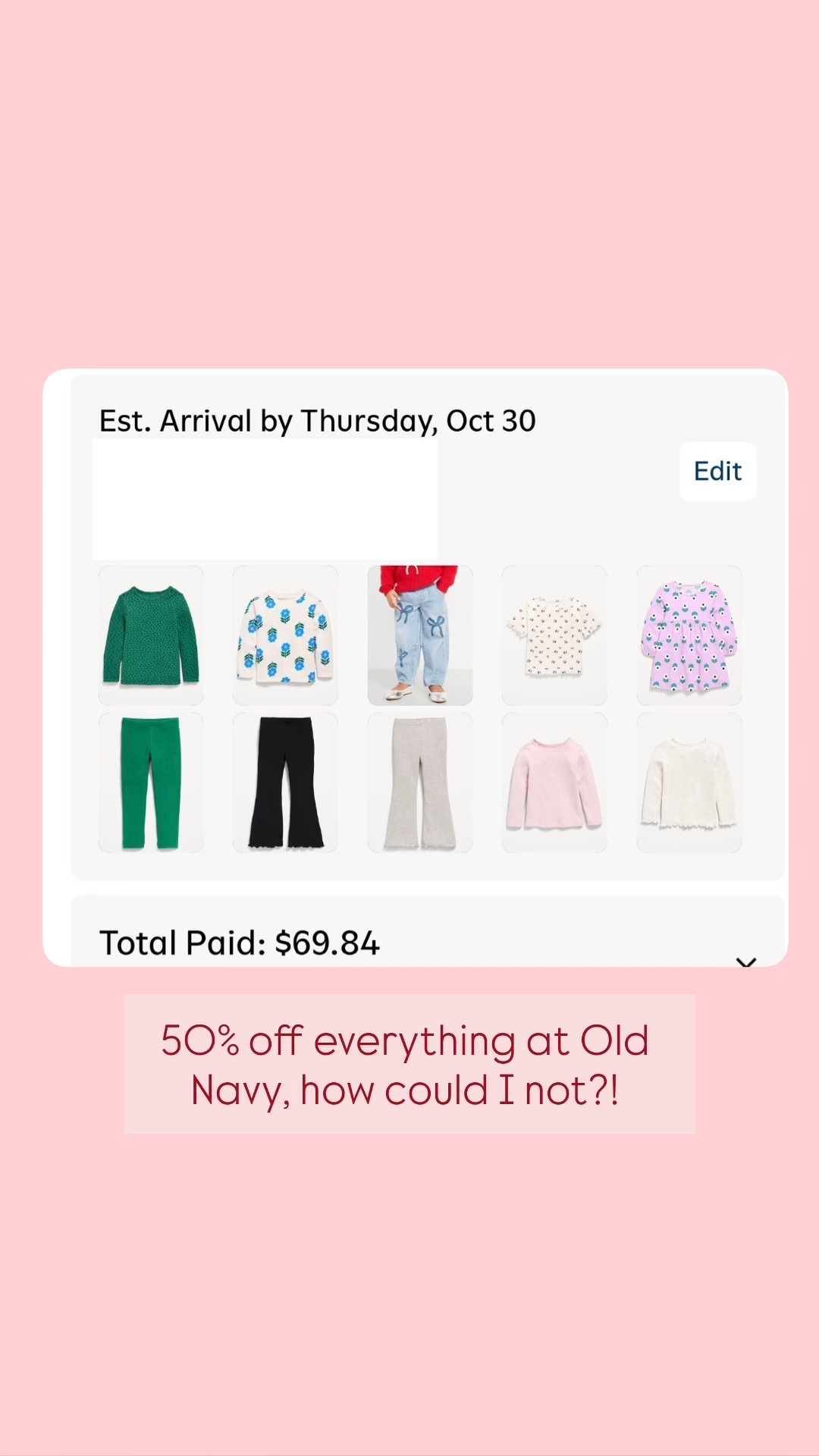 50% off EVERYTHING at Old Navy? Say less. Toddler haul!

#LTKKids #LTKFamily #LTKSeasonal