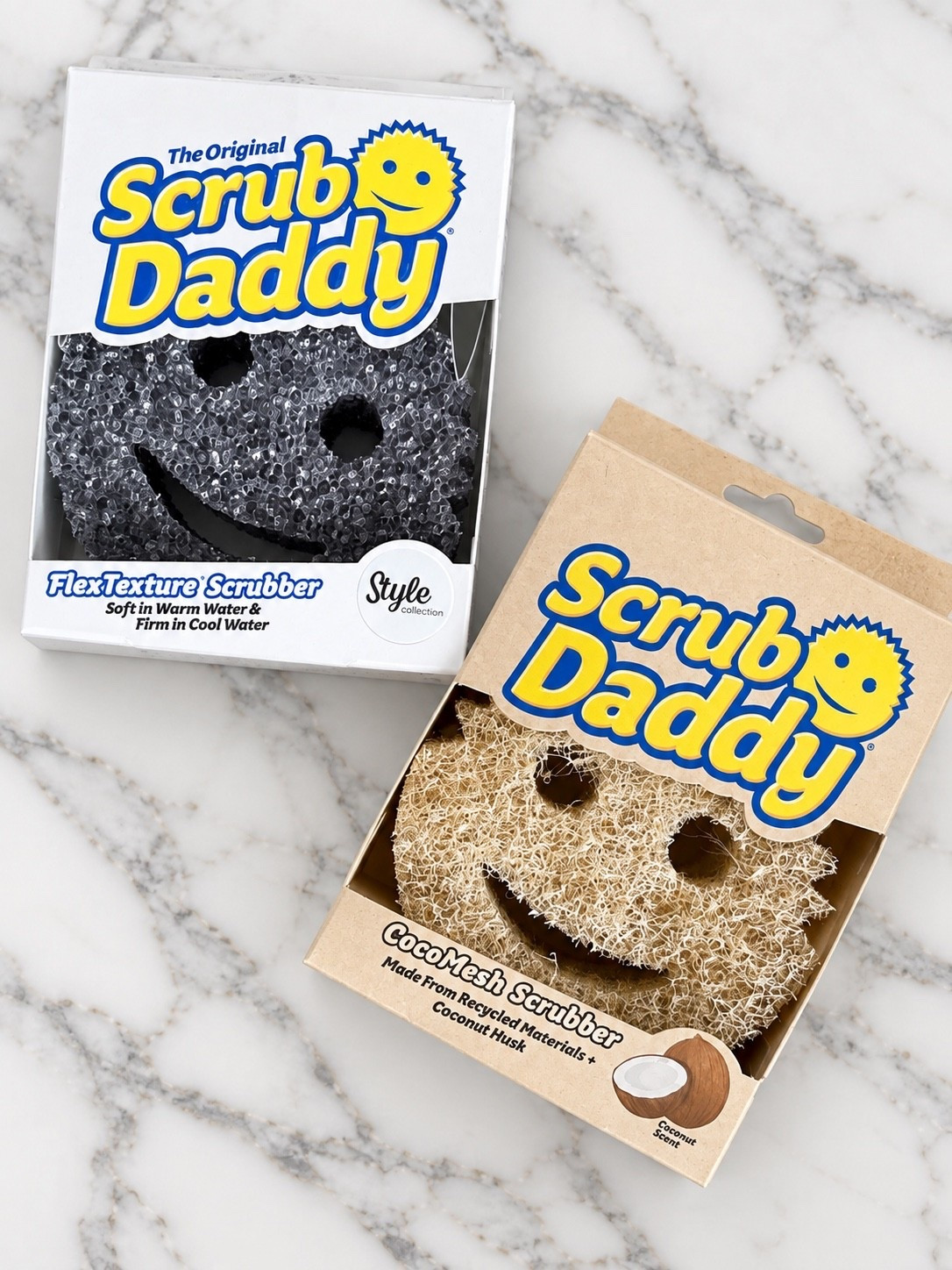 We love Scrub Daddy sponges for everyday kitchen cleanup, & these two have quickly become favorites. The FlexTexture Scrubber changes texture with water temperature, while the CocoMesh Scrubber is made with recycled materials + coconut husk for a more natural option. Practical, cute & something I actually use. (First shared in August 2024)

Scrub Daddy - cleaning essentials - kitchen cleaning - kitchen essentials - kitchen must haves - home essentials - home must haves - cleaning products - cleaning supplies - kitchen cleaning products - kitchen cleaning supplies - household essentials - household cleaning - everyday cleaning - everyday essentials - home cleaning - cleaning favorites - cleaning must haves - cleaning hacks - kitchen hacks - home hacks - useful home finds - practical home finds - viral home finds - viral cleaning products - TikTok made me buy it - Amazon home finds - Amazon kitchen finds - kitchen gadgets - home organization - clean home - easy cleaning - deep cleaning - dishwashing essentials - dishes - sink essentials - scrubber sponge - kitchen sponge - reusable sponge - non scratch scrubber - countertop cleaning - stovetop cleaning - pots and pans - everyday kitchen finds - affordable home finds - cleaning routine - kitchen reset - home care - household products

#LTKdayinmylife #LTKmomlife #LTKHome