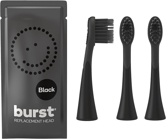 BURST Genuine Replacement Heads for Original Sonic Electric Toothbrush (Black/3 Pack) | Ultra Sof... | Amazon (US)