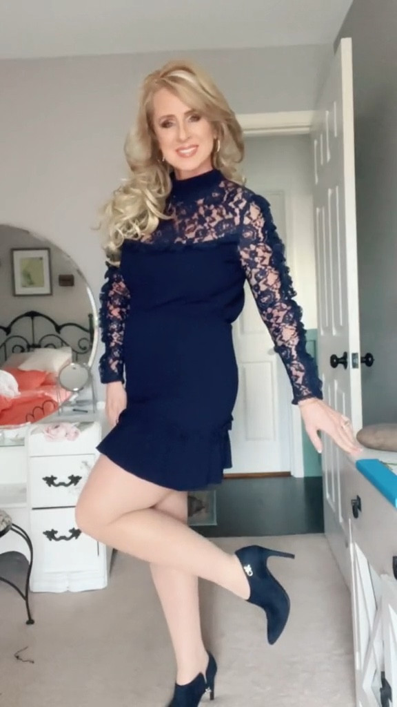 This adorable lace ruffle dress by Nicholas is perfect for NYE or a wedding guest dress. I am wearing a size 6, but could have sized up for more length. Click below to browse :) 

#LTKHoliday #LTKstyletip #LTKunder100