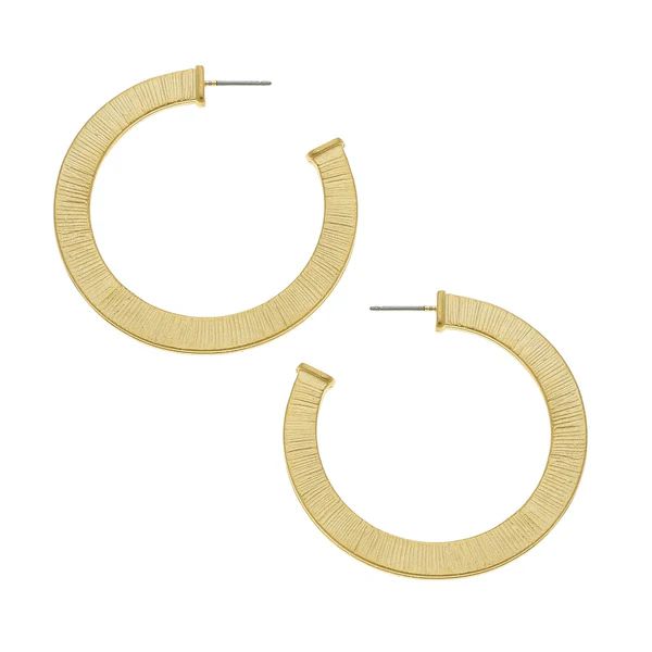 Textured Classic Hoops | Susan Shaw