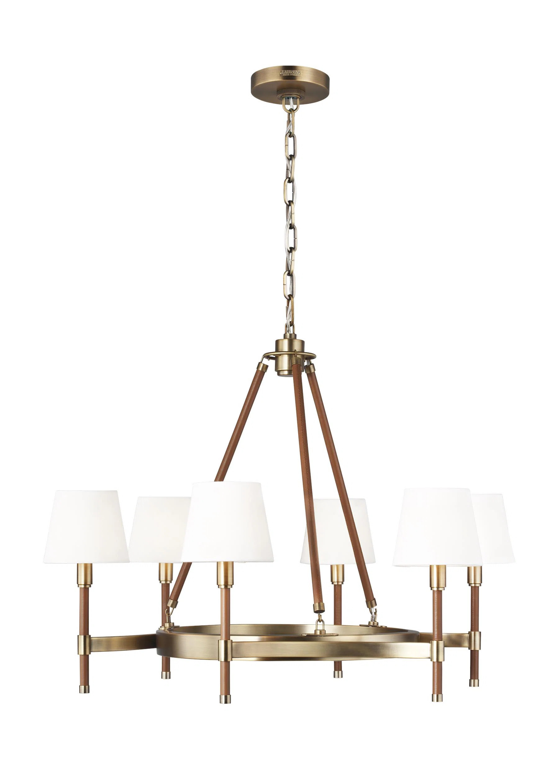 Katie 6 - Light Dimmable Wagon Wheel Chandelier | Wayfair North America