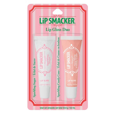Lip Smackers Lip Gloss Duo - Sparkling Sugar & Sparkling Candy Cane - 2ct | Target