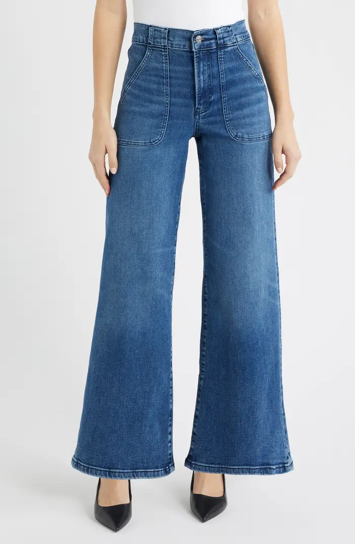 Modern Pocket High Waist Wide Leg Jeans | Nordstrom