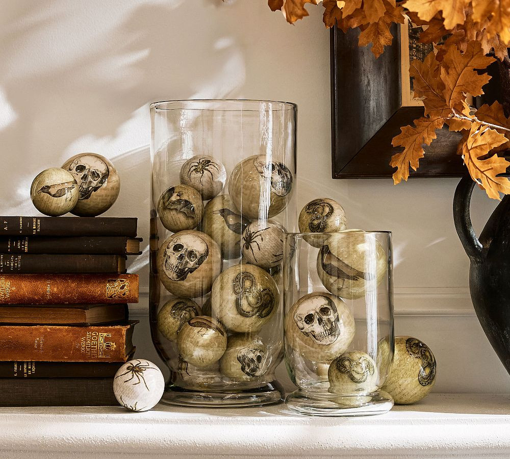 Skull Ball Vase Filler | Pottery Barn (US)