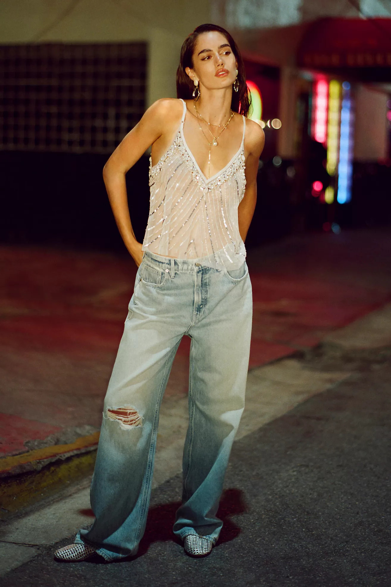 Good American Good Standard High-Rise Baggy Jeans | Anthropologie (US)