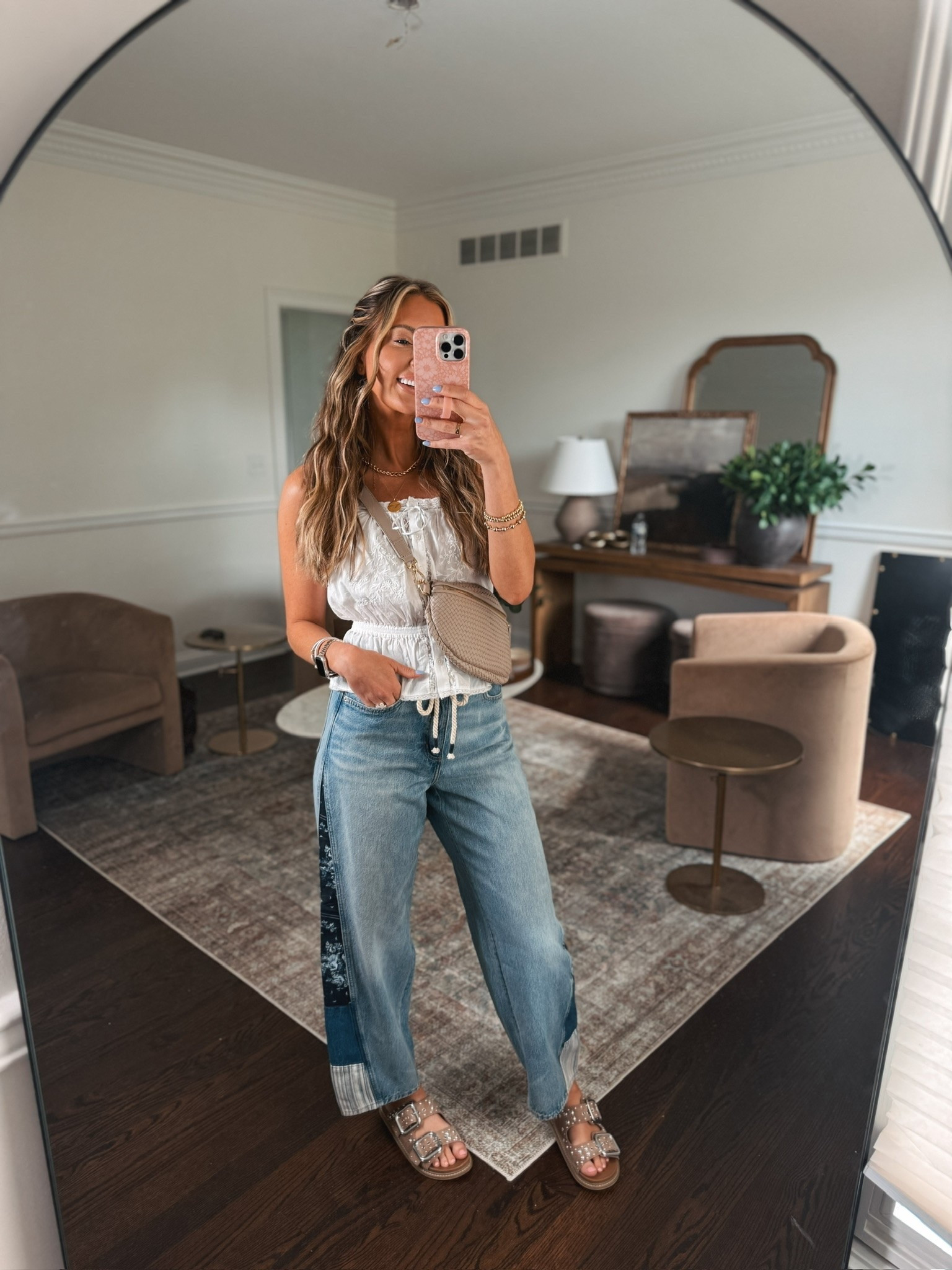 Ok these jeans are the CUTEST!!!  Such a fun spring and summer outfit!

#LTKgrwm #LTKootd #LTKmomlife