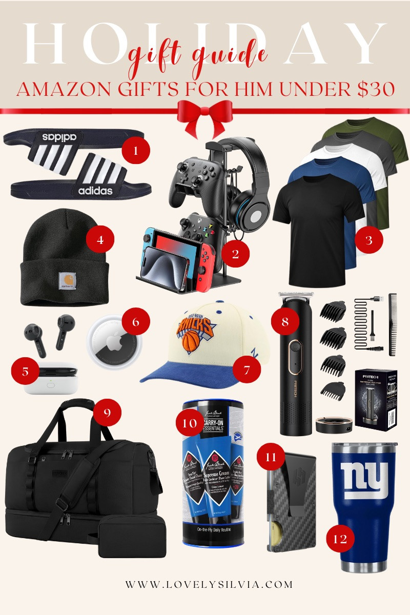 Holiday gift guide for him: Amazon edition under $30 

Amazon gift guide, Amazon finds, Amazon gift ideas, Amazon fashion, Gifts for him, Christmas gifts for him, gift ideas, Christmas gifts for guys, gifts under $30 

 #LTKGiftGuide #LTKHoliday #LTKFindsUnder50