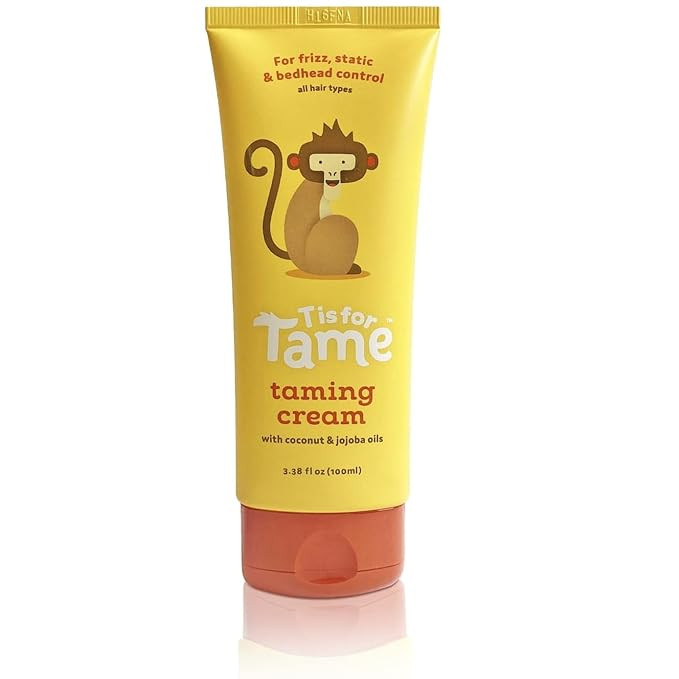T is for Tame - Hair Taming Cream for Kids, All-Natural for Frizz & Flyaways, Coconut Oil & Jojob... | Amazon (US)