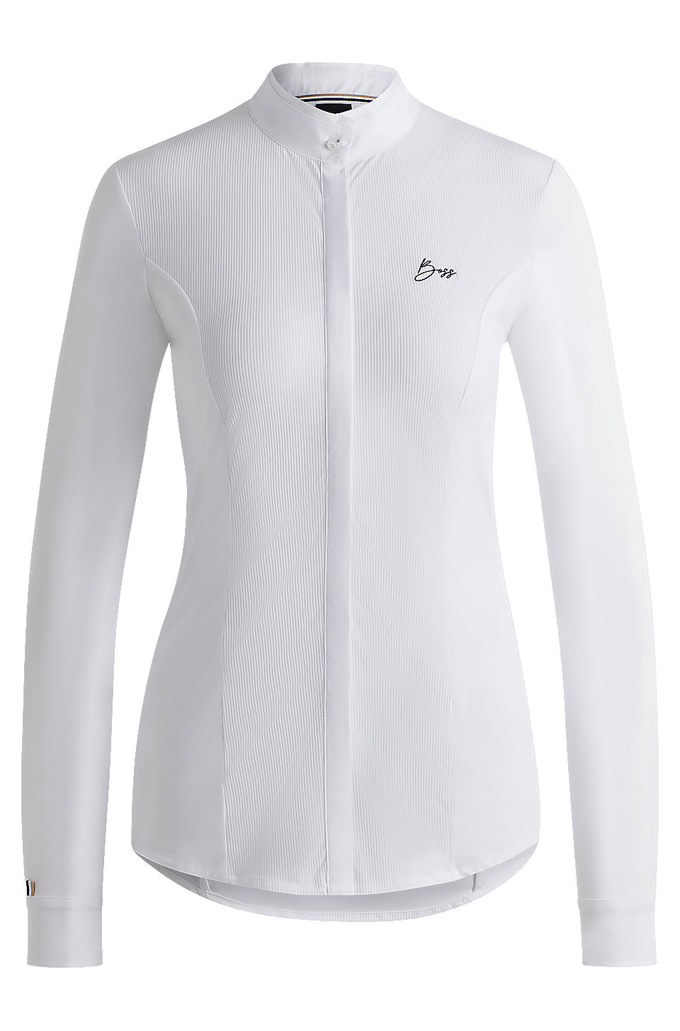 Equestrian show blouse with four-way stretch | Hugo Boss (UK)