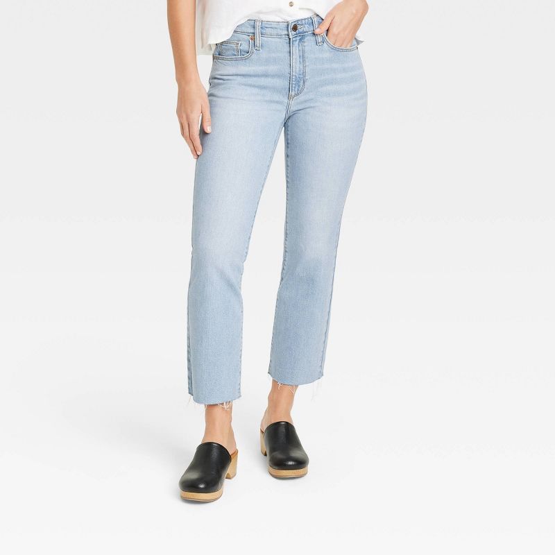 Women&#39;s High-Rise Bootcut Cropped Jeans - Universal Thread&#8482; Light Wash 00 Short | Target