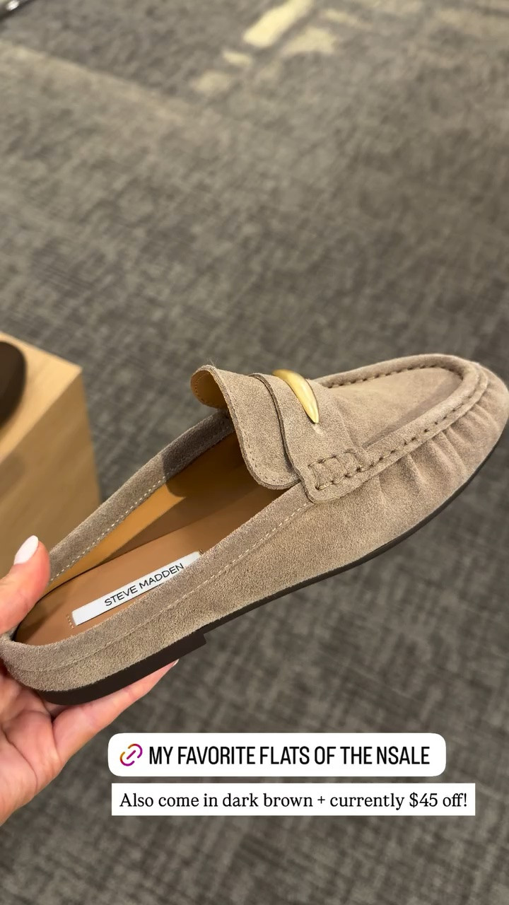 My favorite flats of the Nsale! Also come in dark brown + currently $45 off!

#LTKSaleAlert #LTKootd #LTKSeasonal