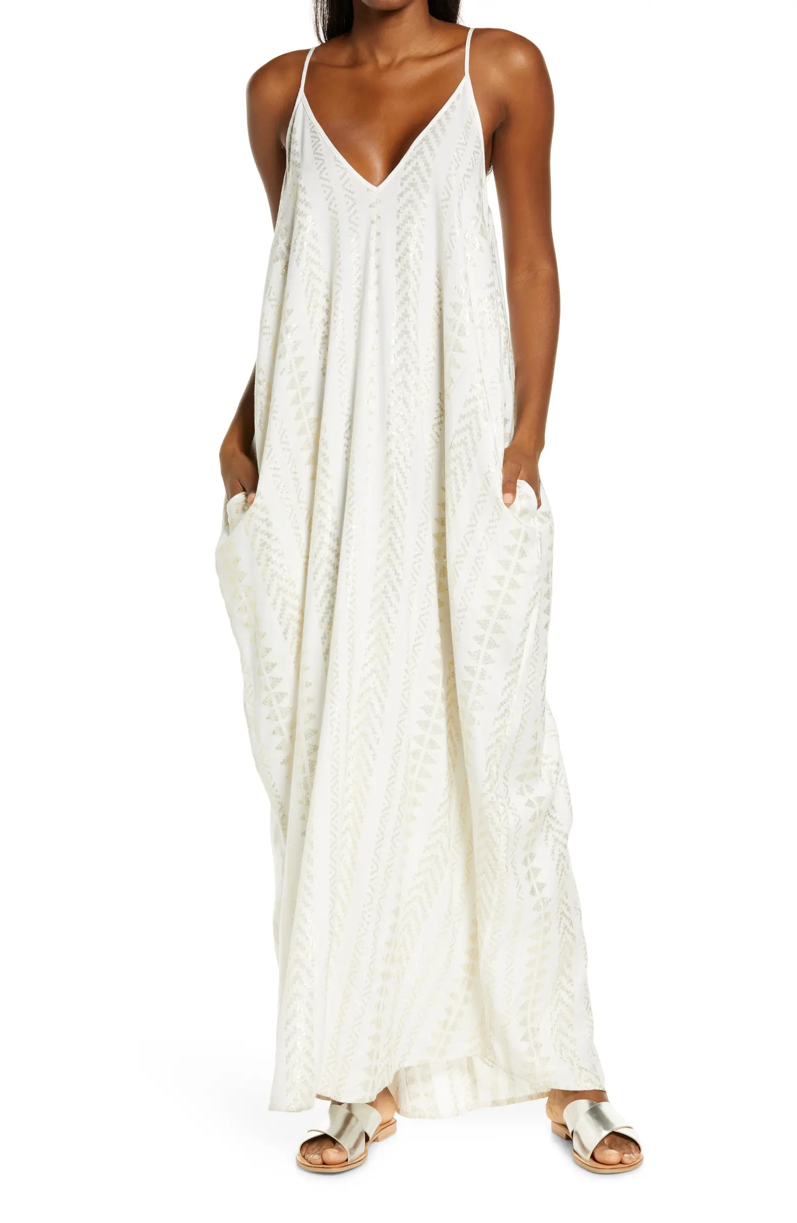 Elan Cover-Up Maxi Slipdress | Nordstrom | Nordstrom