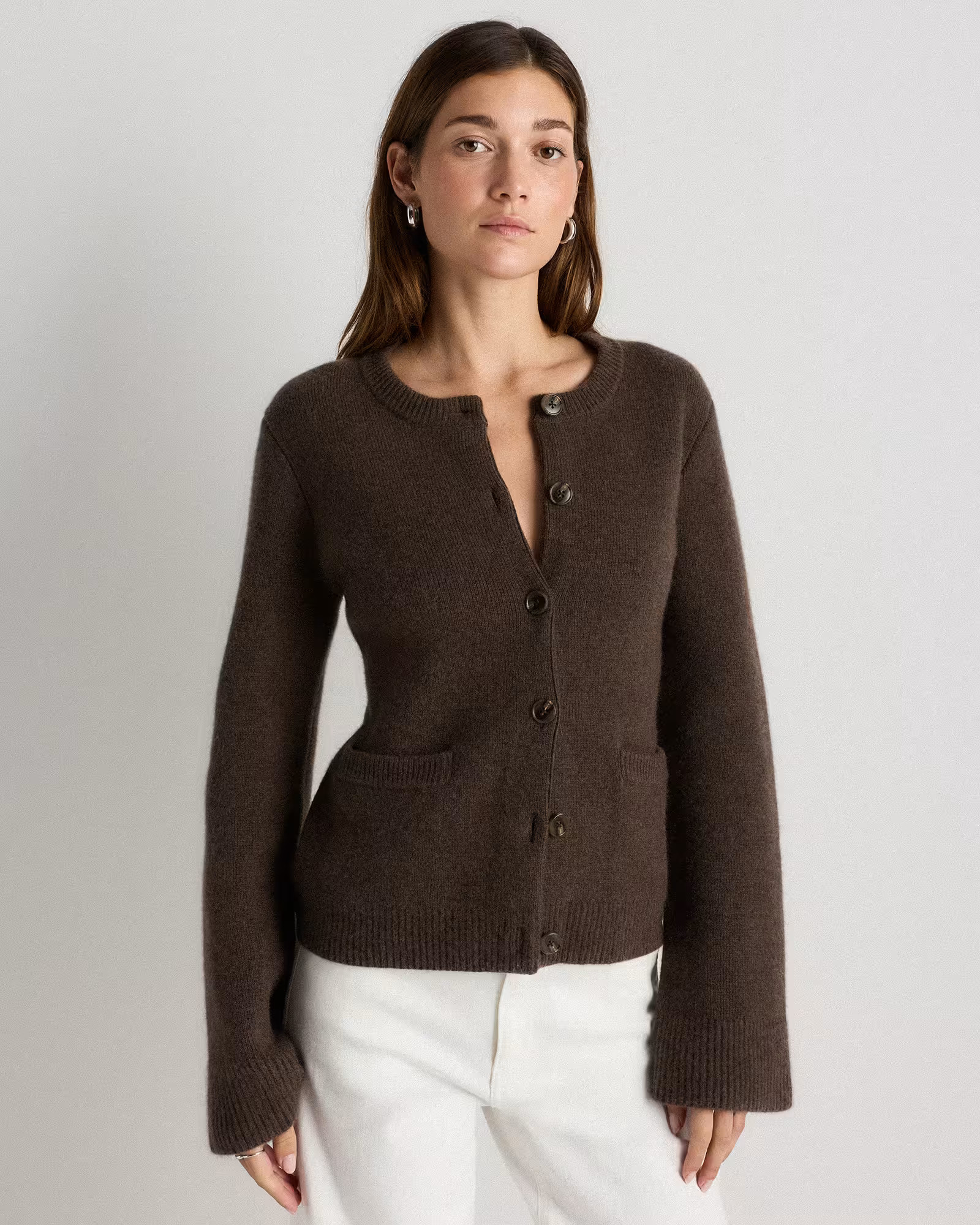 Mongolian Cashmere Structured Cardigan | Quince