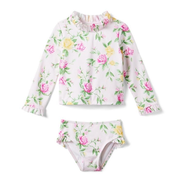 Floral Recycled Rash Guard Set | Janie and Jack