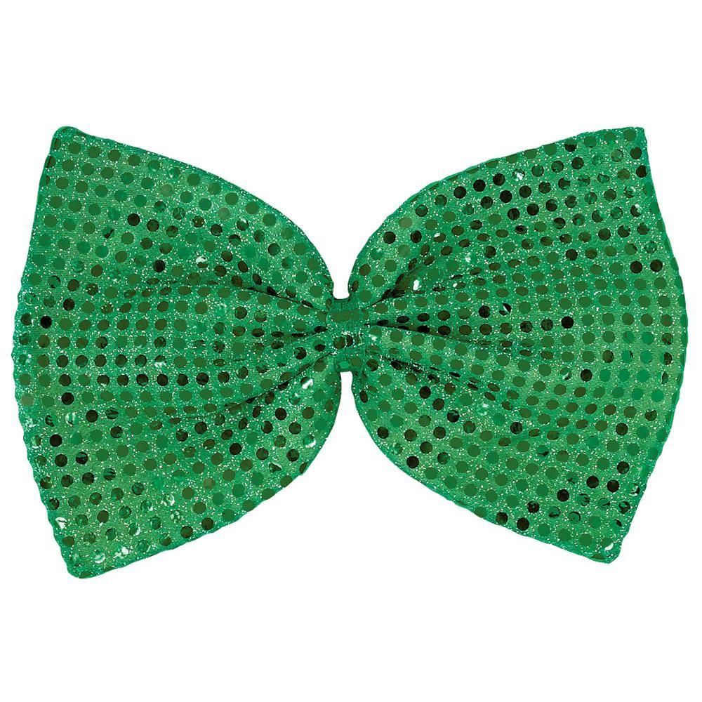 Green St. Patrick's Day Giant Sequin Bow Tie (5-Pack) | The Home Depot