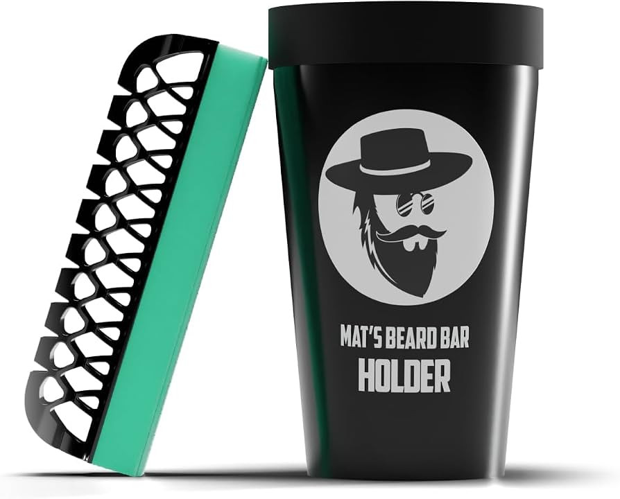 Mat's Beard Bar® & Holder Pro (V2.0) - FLEXIBLE - Clean Up Beard Trimmings from Sinks and Counte... | Amazon (US)