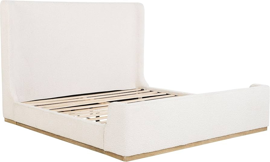 Coaster Home Furnishings Nala Contemporary Boucle Upholstered Eastern King Size Sleigh Bed Frame ... | Amazon (US)