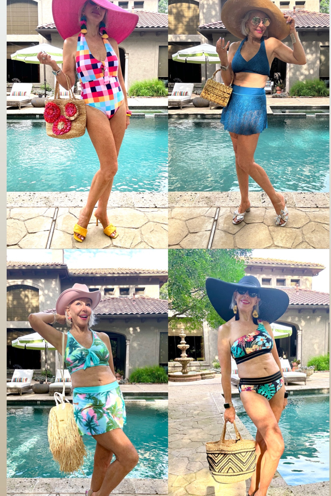 Stylish and affordable @modlily has the cutest swimsuits. One-piece swimsuits, #swimskirt #tropicalprint #laceswimsuit #oneshoulderswimsuit #modlily #swimwear