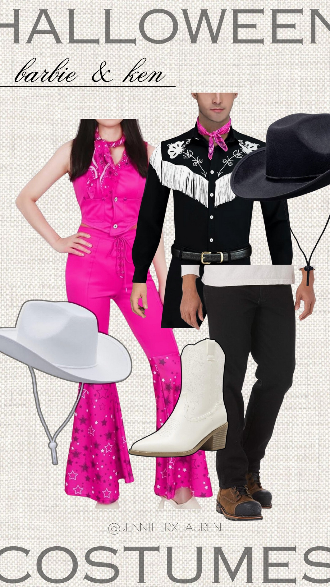 Halloween Costume (Barbie & ken)

Amazon. Dress up. Costume. Halloween. Barbie. Cowgirl. Cowboy. Sale. 

#LTKfindsunder100 #LTKHalloween #LTKsalealert