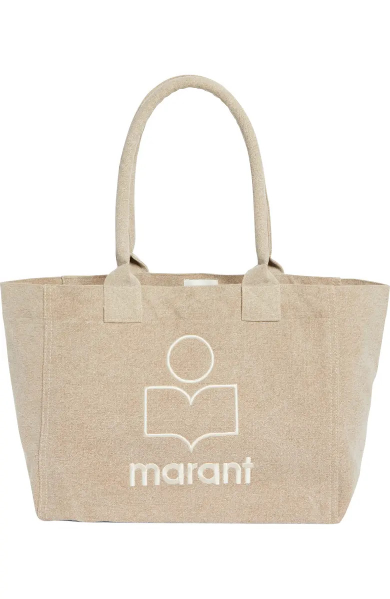 Yenky Zipped Embroidered Logo Canvas Tote | Nordstrom