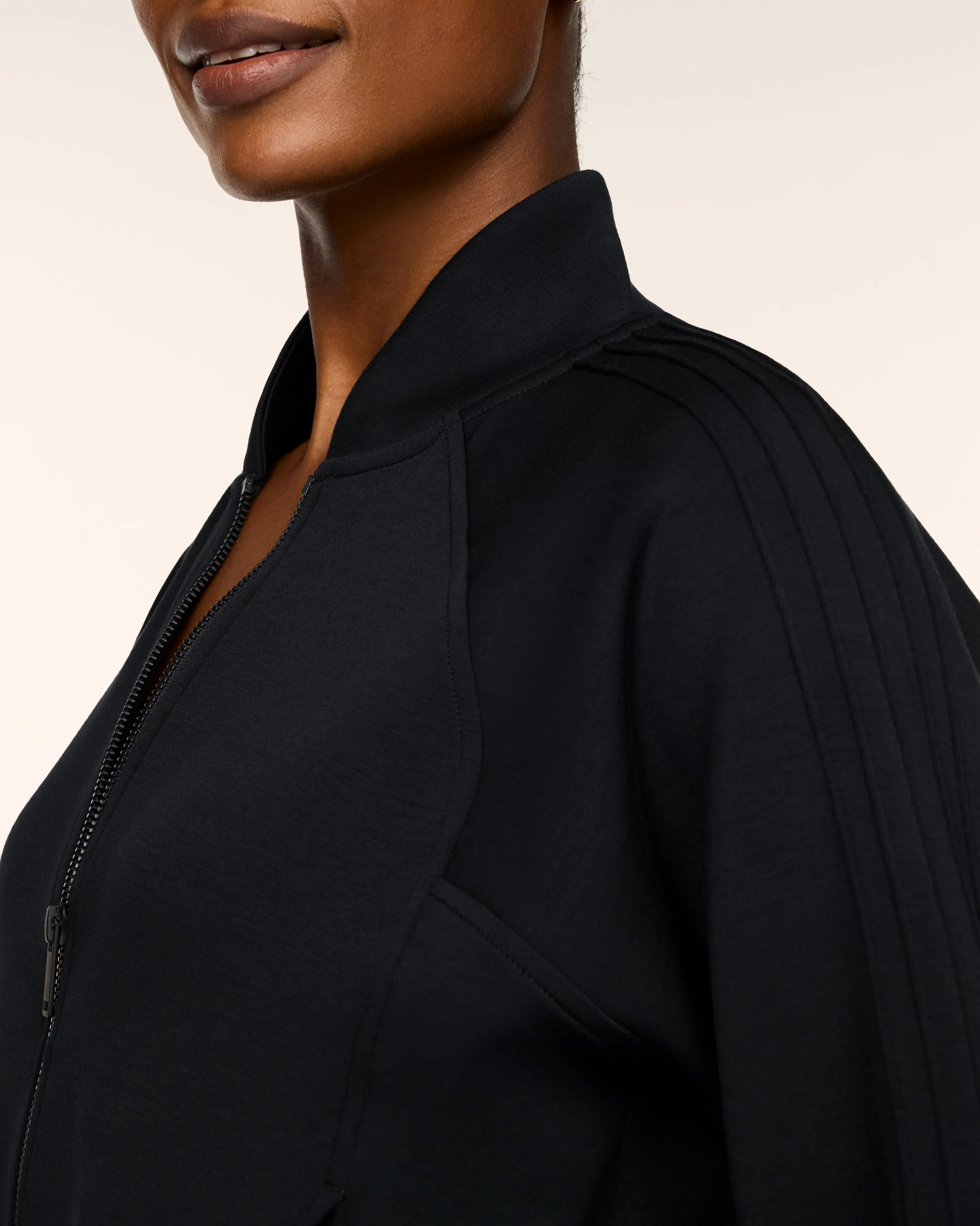 Pintuck Track Jacket | Spanx