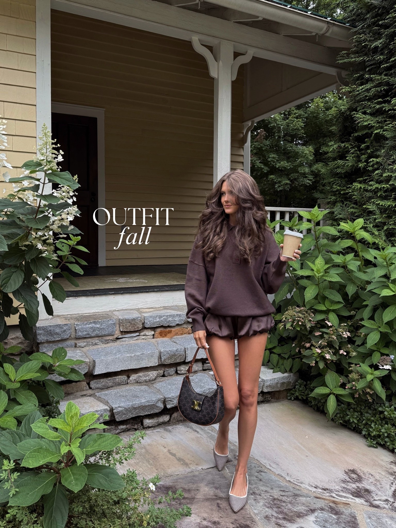 Fall outfit! The perfect Coffee run fit!Last year I styled with gingham shoes but I will be swapping them out for these animal print heels this year 🤎

#LTKootd #LTKSeasonal #LTKgrwm