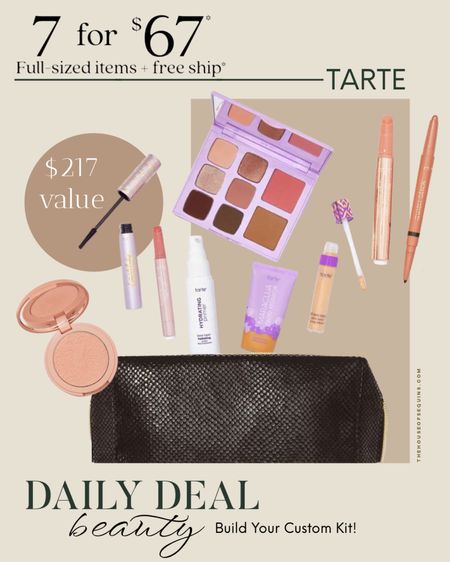 Shop Tarte’s BIGGEST SALE of the year! Build your own Custom Kit with 7 full size favorites + FREE SHIPPING for $67!

Follow my shop @thehouseofsequins on the @shop.LTK app to shop this post and get my exclusive app-only content!

#liketkit 
@shop.ltk
https://liketk.it/4j0Jq

#LTKGiftGuide #LTKbeauty #LTKsalealert