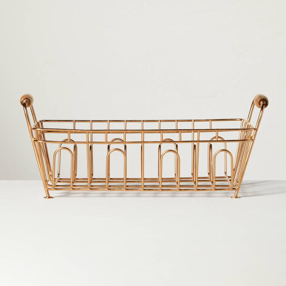 Metal Drying Rack Copper Finish - Hearth & Hand™ with Magnolia: Freestanding Iron & Wood, Count... | Target