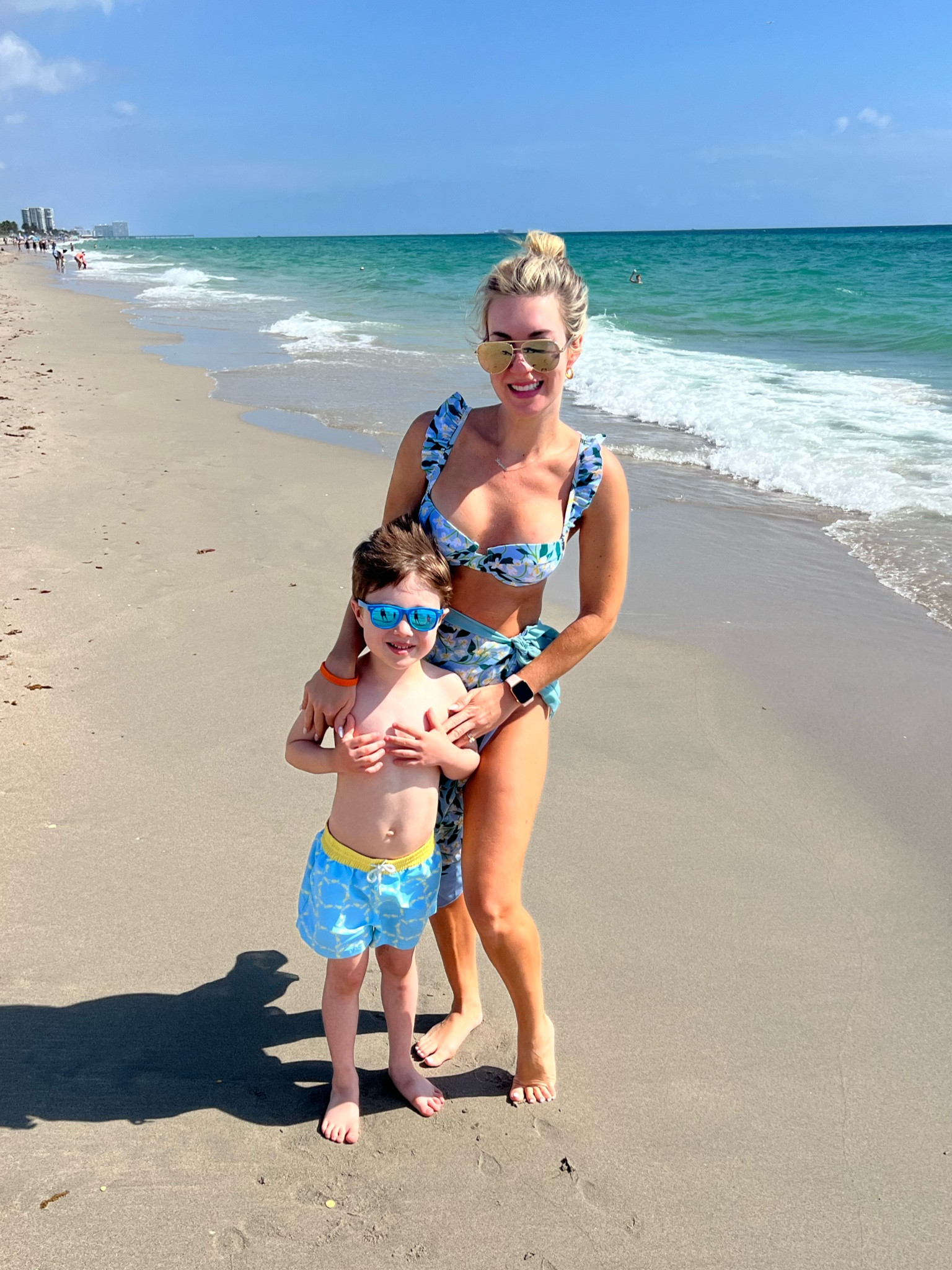 Family vacation. Three piece swimsuit with matching cover up was perfect for our family beach trip. Wearing size small. 

#swimsuit #threepieceswimsuit #swimsuitwithcoverup #beachwear #vacationwear #resortwear #beachstyle #resortstyle #vacationstyle 

#LTKfamily #LTKswim #LTKstyletip